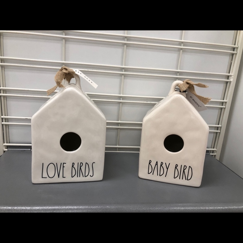 RAE DUNN BIRDHOUSES